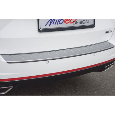 Fünfte Türschwelle mit Vorsprüngen – Silber matt – Škoda Octavia III.Scout/Facelift Scout, vonv.2013/2017