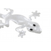 Selbstklebendes Dekor GECKO silber