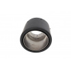 Endrohrdämpfer 76mm Eingang 63mm Carbon Matt