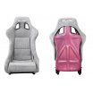 Sportstuhl SLIDE KS2 Premium Hellbeige Velours Hellrosa Glitzer