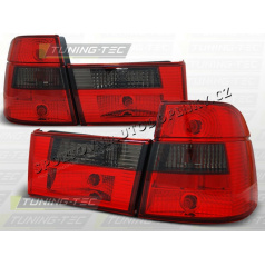 BMW E34 88-95 RÜCKLEUCHTEN KRISTALL - ROT/RAUCH - Touring