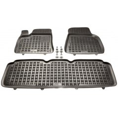 Tesla Model S, 2012-, Gummi-Automatten mit erhöhtem Rand