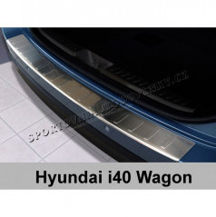 Kofferraumkantenschutzbügel-Edelstahl-Hyundai i40 CW