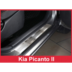 Einstiegsleisten aus Edelstahl, 2 Stück, Kia Picanto 2 2011-17
