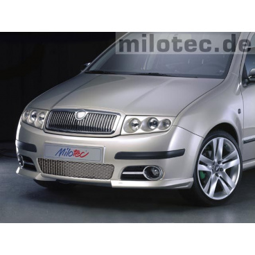 Frontgrillstreifen – Edelstahl, Škoda Fabia Facelift Frontgrillstreifen – Edelstahl, Škoda Fabia Facelift