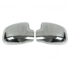 Spiegelabdeckungen aus Edelstahl Omtec Dacia Duster 2012-18, Logan 2006-13, Sandero 2008-20 (Stepway 2016+)