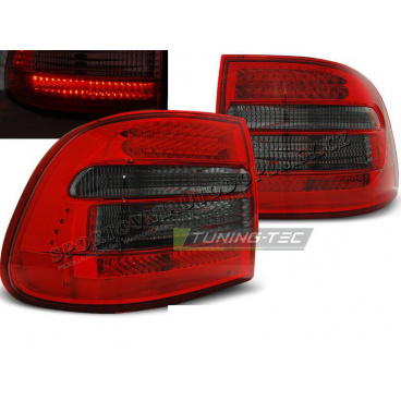 Porsche Cayenne 2002-06 Rückleuchten rote Rauch-LED