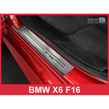 Edelstahl-Einstiegsleisten 4 Stück Sonderedition BMW X6 F16 II D 2014-16