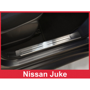 Edelstahl-Einstiegsleisten für die Innentür, 2 Stück, Nissan Juke 2010+ Edelstahl-Einstiegsleisten für die Innentür, 2 Stück, Nissan Juke 2010+