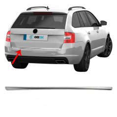 Edelstahl-Kofferraumkantenleiste Škoda Octavia III 2013-20 Kombi