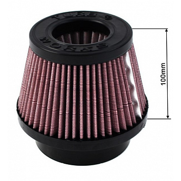 Sportluftfilter TurboWorks Durchmesser 80-89 mm, Höhe 100 mm Sportluftfilter TurboWorks Durchmesser 80-89 mm, Höhe 100 mm