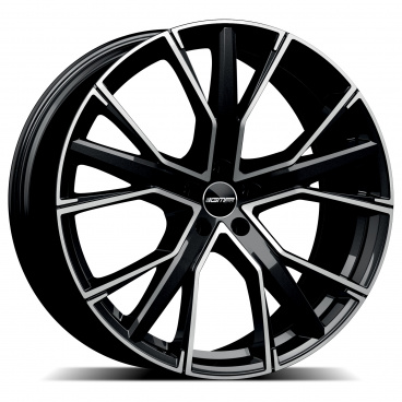 Alufelge GMP GUNNER black diamant 10,0x22 5x130 ET50