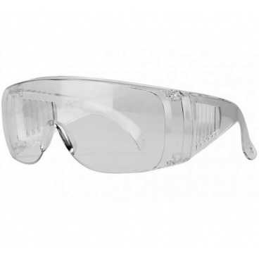 Klare Sicherheitsbrille