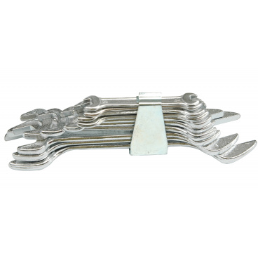 Flachschlüsselsatz 10-tlg. 6 - 32 mm Clip