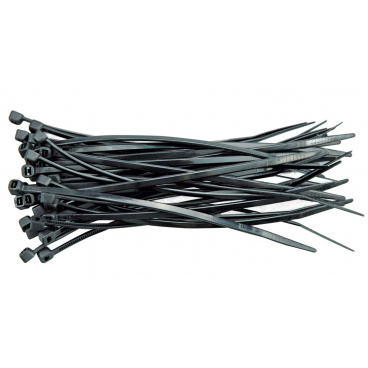 Spannband 150 x 2,5 mm 100 Stück schwarz Spannband 150 x 2,5 mm 100 Stück schwarz
