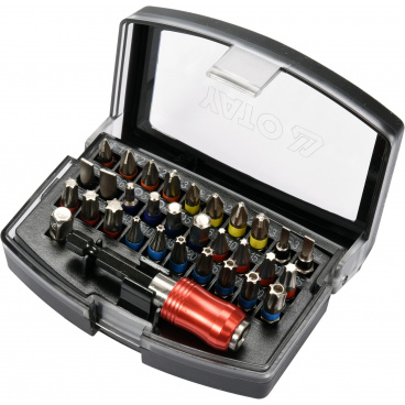 Bit-Satz mit 1/4"-Adapter 32-tlg Bit-Satz mit 1/4"-Adapter 32-tlg