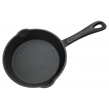 Grillpfanne mit Griff aus Gusseisen, 16 cm Grillpfanne mit Griff aus Gusseisen, 16 cm