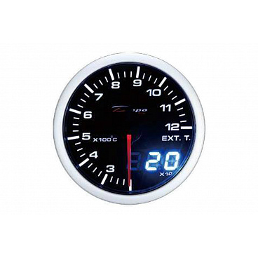 Depo Dual 60mm Uhr - Abgastemperatur Depo Dual 60mm Uhr - Abgastemperatur