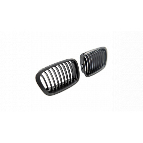 Grill BMW 3 E36 Compact Glänzend Schwarz & Chrom