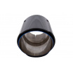 Endrohr 89mm Eingang 70mm Carbon Gloss