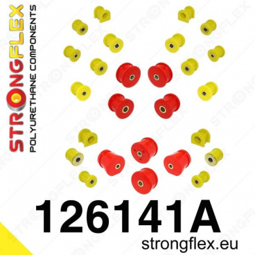 Mitsubishi Lancer Evolution Evo IV-V-VI StrongFlex Sport kompletter Satz Silentblöcke 26-tlg Mitsubishi Lancer Evolution Evo IV-V-VI StrongFlex Sport kompletter Satz Silentblöcke 26-tlg
