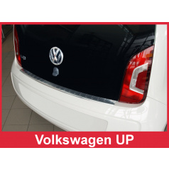 Edelstahlabdeckung - Schwellenschutz für die hintere Stoßstange Volkswagen UP 3D 5D 2012-16N