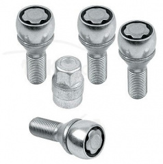 Sicubloc-Verriegelungsschrauben M12x1,25x25 mm Konus, Schlüssel 17