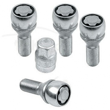 Sicubloc-Verriegelungsschrauben M12x1,25x25 mm Konus, Schlüssel 17 Sicubloc-Verriegelungsschrauben M12x1,25x25 mm Konus, Schlüssel 17