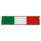 3D-Logo-Flagge von Italien 110x27 mm