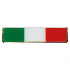 3D-Logo-Flagge von Italien 110x27 mm