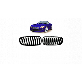 Grill BMW Z4 E85 E86 einzelnes Rippe Matt Schwarz Grill BMW Z4 E85 E86 einzelnes Rippe Matt Schwarz