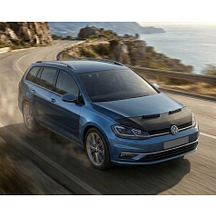 Motorhauben-Bra für den vorderen Teil schwarz VW Golf 7 2013-19