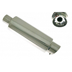 TurboWorks Sportauspuff mit runder Spitze (60 mm Einlass)