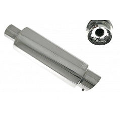 TurboWorks Sportauspuff, lange runde Spitze 90 mm, Einlass 60 mm