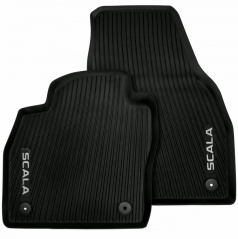 Originaler Škoda Scala WEISSer Autoteppich vorn