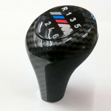BMW E60,61 E90,91,92,93 Schalthebelknauf Carbon für 5/6 Gang.