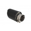 Endrohrdämpfer 89mm Eingang 63mm Carbon Matt