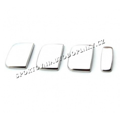 Peugeot Partner I 96-08 4D EDELSTAHL Chrom-Kurbelabdeckungen V2 - OMSA LINE