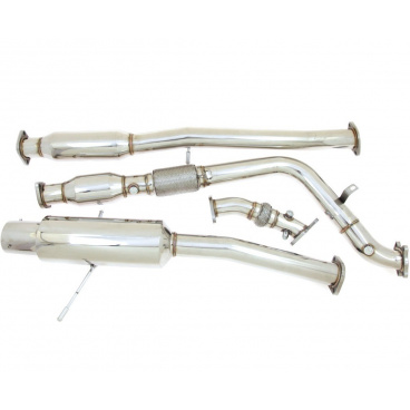 SUBARU IMPREZA WRX, STI 1997–06 Kompletter Turbo Works-Sportauspuff aus Edelstahl