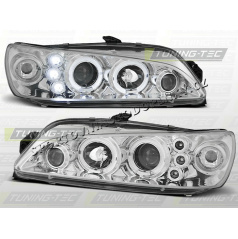 PEUGEOT 306 1997–01 KLARES VORDERE LICHT ANGEL EYES CHROM