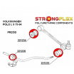 VW Polo bis 2001 StrongFlex Satz Silentblöcke nur für die Vorderachse 6-tlg