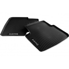 Original Škoda Kamiq WEIße hintere Automatte