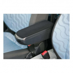 Milotec-Armlehne, schwarzes Wildleder, Škoda Roomster, 2006-2015