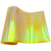 Transparente Folie - Chamäleongelb 100x30 cm
