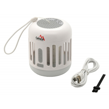 Taschenlampe MUSIC CAGE Bluetooth wiederaufladbar + UV-Insektenfänger