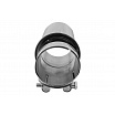 Endrohr 89mm Eingang 67mm Poliert