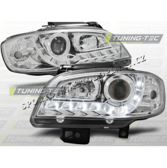 SEAT IBIZA/CORDOBA 1999–02 KLARES FRONTLICHT, TAGESLICHT, LED, CHROM