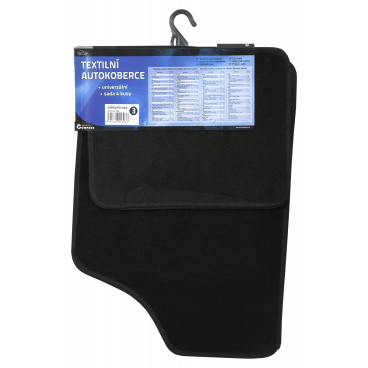 Teppiche Textil UNI-Größe3., 4 Stück schwarz