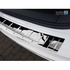 Edelstahlabdeckung – Schwellenschutz für die hintere Stoßstange, Jaguar F-Pace 2016+