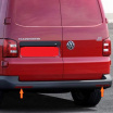 Untere Heckreflektorrahmen aus Edelstahl Omtec VW Transporter T6 (nur für Versionen mit seitlicher Öffnung)